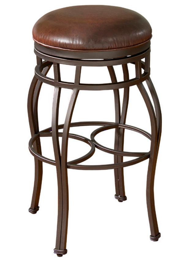 American Heritage Billiards Bella Pepper Backless Bar Stool-0