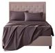 Malouf™ Classic 4-Piece Charcoal Cotton Queen Sheet Set-0