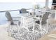 Signature Design by Ashley® Transville 5-Piece Gray/White Outdoor Dining Set-3