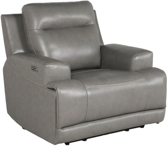 Signature Design by Ashley® Goal Keeper 4-Piece Gray Power Reclining Living Room Seating Set-2