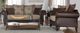Coaster® Elmbrook 2-Piece Brown Upholstered Rolled Arm Living Room Set-1