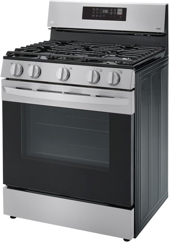 LG 30" Stainless Steel Free Standing Gas Convection Smart Range with Air Fry -4