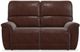 La-Z-Boy® Norris Chestnut Leather La-Z-Time® Power-Recline™ With Power Headrest Full Reclining Loveseat-0