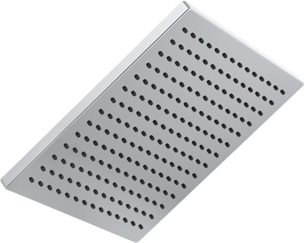 Delta Universal Showering Components Chrome Square Single-Setting Metal Raincan Shower Head-0