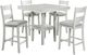 Crown Mark Lester 5-Piece Driftwood Counter Dining Set-0