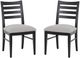 Linon Felicia 2-Piece Black Side Chair Set-0