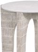 Basset Mirror Bali White Washed End Table-4