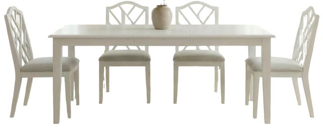 Liberty Furniture Chesapeake Charm 5-Piece White Rectangular Dining Set-0