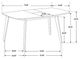 Coaster® Redbridge 7-Piece Black/Natural Walnut Rectangular Dining Set-4