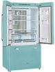 Unique® Appliances 36" 21.4 Cu. Ft. Ocean Mist Turquoise Counter Depth French Door Refrigerator-1