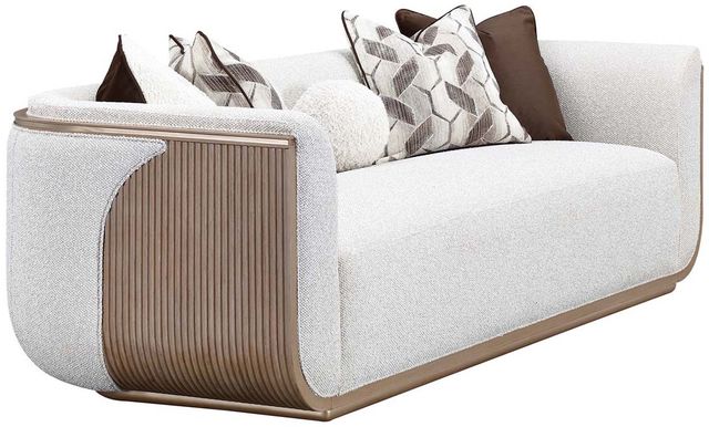 Michael Amini® West Kensington Sea Salt Caramel Sofa-2