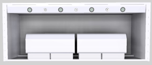 Vent-A-Hood® Designer Series 60" White Wall Mounted Range Hood-4