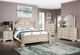 Furniture of America® Pamphilos 5-Piece Antique White Queen Poster Bed Set-0