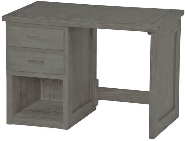 Crate Designs™ Furniture Graphite Lacquer Top Desk-0