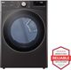 LG 7.4 Cu. Ft. Black Steel Smart Wi-Fi Enabled Front Load Gas Dryer with TurboSteam™ and Built-In Intelligence-1