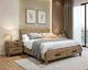 Magnussen Home® Davenport Rustic Caramel California King Panel Storage Bed-1