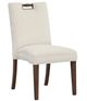 Fairfield® Customizable Entree Dining Pull Short Back Armless Stack Chair with Tobacco Legs-0