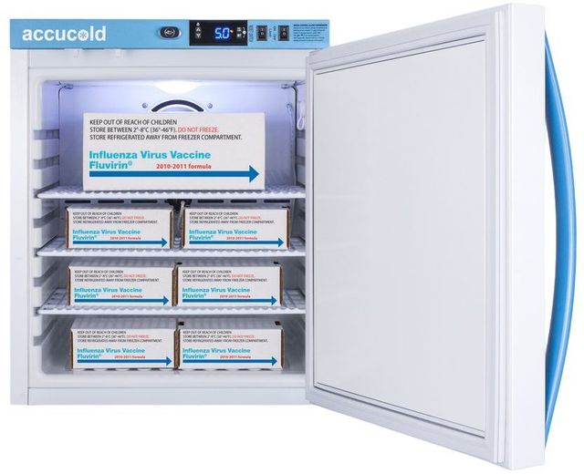 Accucold® Pharma-Vac Performance Series 1.0 Cu. Ft. White Compact Refrigerator-3