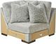 Signature Design by Ashley® Regent Park 4-Piece Pewter L-Shape Sectional Sofa-3