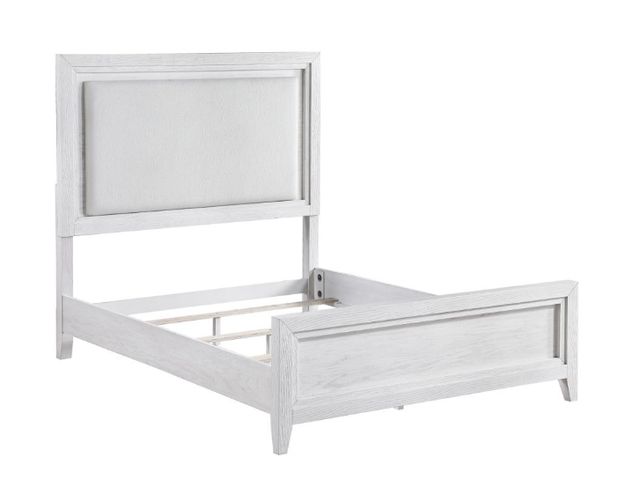 Coaster® Marielle 4-Piece Distressed White Queen Panel Bedroom Set-3