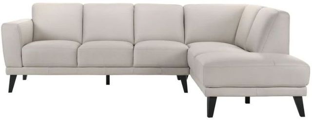 New Classic® Home Furnishings Altamura Mist Gray Right Arm Facing Three Seat Sofa-3