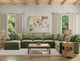 Corinthian Furniture Rayne 4-Piece Pamela Agate U-Shape Chaise Sectional-1