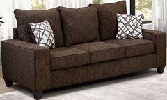 Furniture of America® West Acton Chocolate Sofa