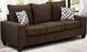 Furniture of America® West Acton Chocolate Sofa-0