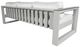 CabanaCoast® Customizable Belvedere Aluminum Outdoor Sofa-2