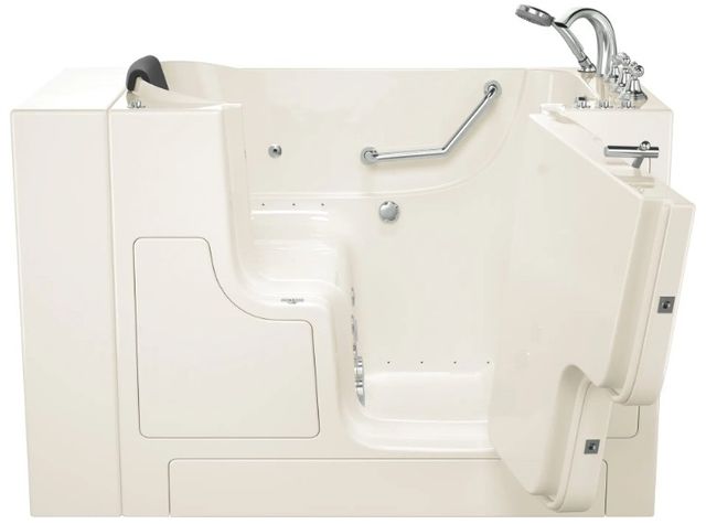 American Standard Gelcoat Linen 30” x 52” Walk-in Tub with Combination Air Spa and Whirlpool Systems - Right-Hand Drain with Faucet-4