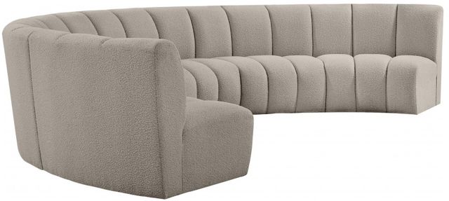 Meridian Furniture Infinity 6-Piece Taupe 176" Modular Sectional-2