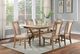 Furniture of America® Upminster 7-Piece Beige/Natural Tone Dining Set-1