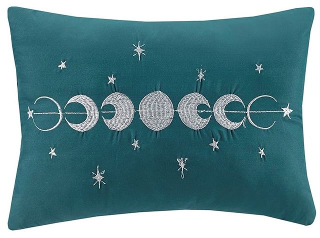 Olliix by Intelligent Design Felicia Teal Twin/Twin XL Comforter Set-4