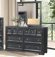 Furniture of America® Hatton Cross Weathered Black Dresser-4