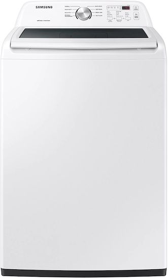 Samsung White Top Load Washer & Gas Dryer Laundry Pair-1