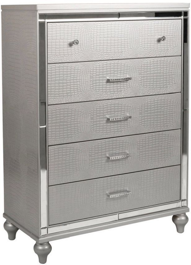 American Wholesale Furniture Valentino Silver Chest-0