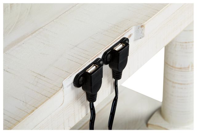 Signature Design by Ashley® Dannerville Antique White Accent Table-4