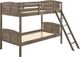Coaster® Flynn Weathered Brown Twin/Twin Bunk Bed-0