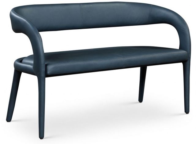 Meridian Furniture Sylvester Navy Bench-0