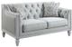 ACME Furniture Katia Light Gray/Weathered White Loveseat-0