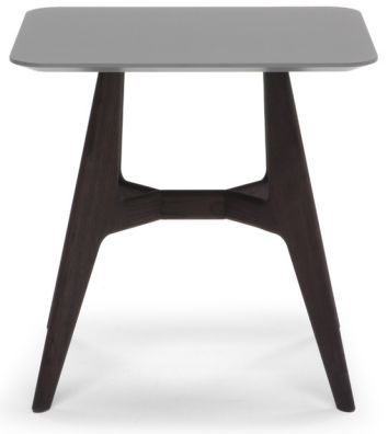 Natuzzi Editions Plettro Brown Ash/Lead Gray Rectangular Accent Table-0