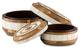 Currey & Company Banjhara 2-Piece Natural Bone/Natural Round Box Set-1