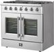 FORNO® Galiano 36" Stainless Steel Pro Style Gas Range-2