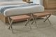 Modus Furniture One Coastal Brown/Stainless Steel Director's Stool-1