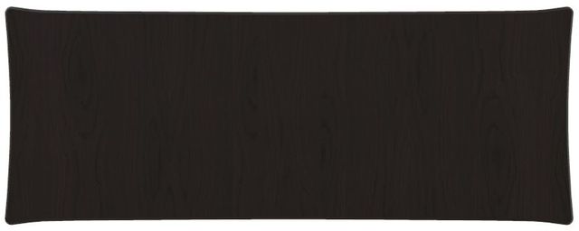 Mavin Customizable 38" x 84" Concave Extendable Dining Table with 12" Leaf-3