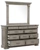 Pulaski™ Madison Ridge Heritage Taupe Dresser and Mirror -2
