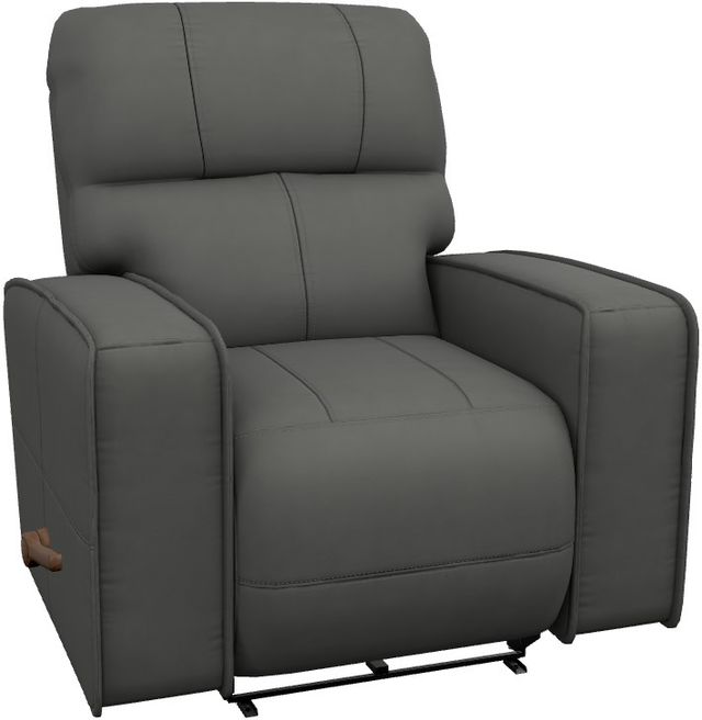 La-Z-Boy® Maddox Slate Leather Manual Wall Recliner-0