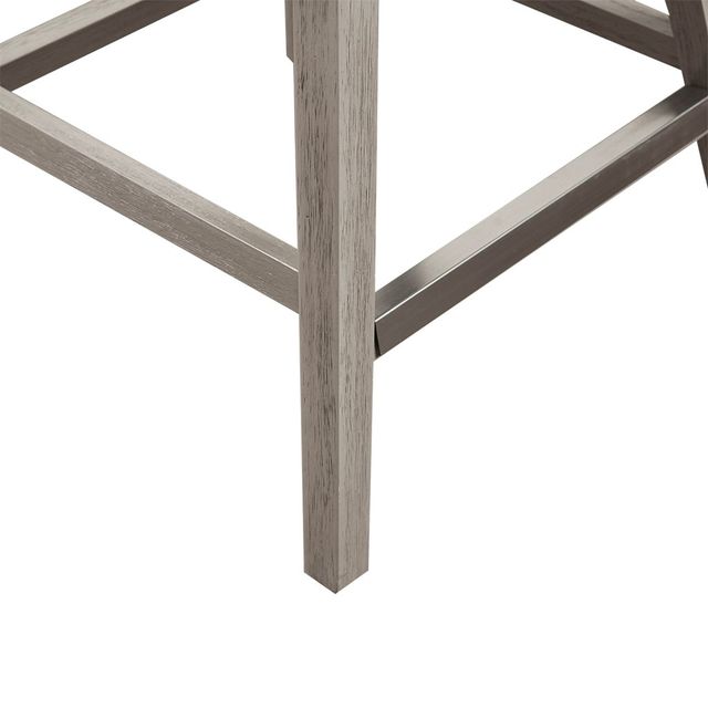 Olliix by Madison Park Emmett Charcoal 25.75" Swivel Counter Stool-3