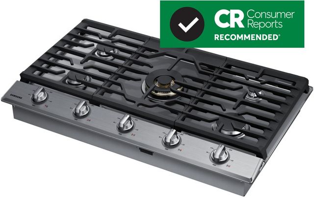 Samsung 36" Stainless Steel Gas Cooktop-1