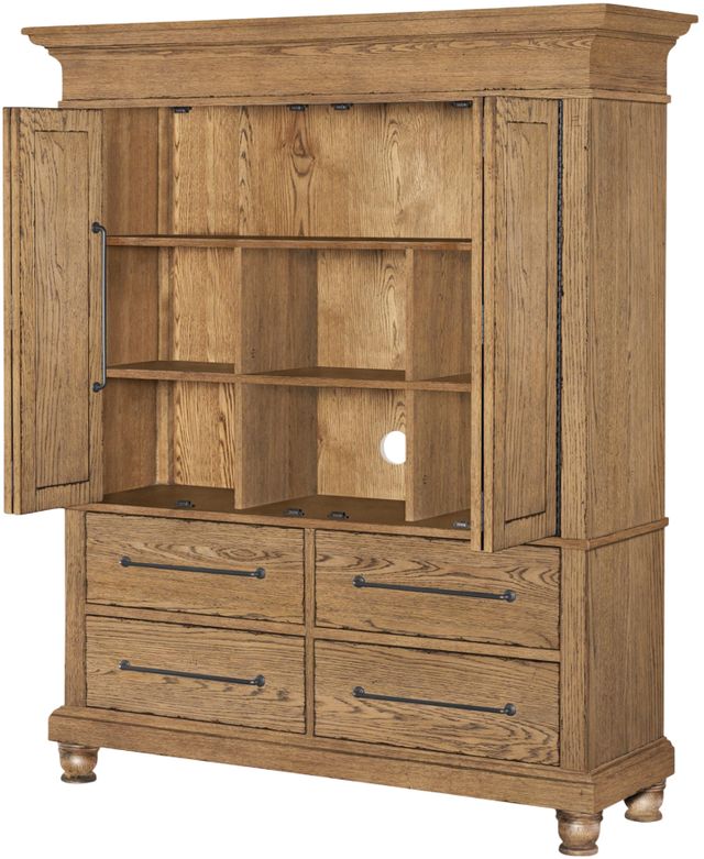 Legacy Classic Vintage Market Barnwood Oak Armoire-1